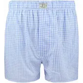 Steppin' Out Boxershort Damier Bleu