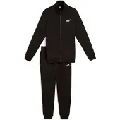 Puma Hommes, Vestes de survêtement, ESS Sweat Suit FL (L), Noir