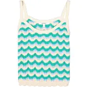 Garcia F50024 Sleeveless Top Vert M Femme