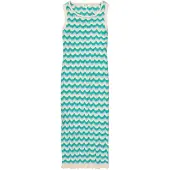 Garcia F50082 Short Sleeve Midi Dress Vert XS Femme