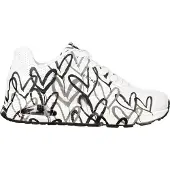 SKECHERS Baskets basses 'Uno-Spread The Love' blanc