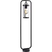 Brilliant Lampe d'extérieur Sidney, 85 cm, en métal noir/transparent et verre