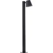 Brilliant Lampadaire extérieur noir Bari | hauteur 80 cm | GU10 max. 10W | métal/plastique