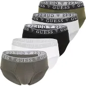 GUESS Slip gris chiné / olive / noir / blanc
