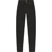 Lee Scarlett Jeans taille haute Noir 25 / 31 Femme Noir 25