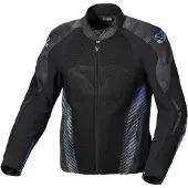 Sonstiges Veste textile imperméable pour moto Macna Novic, noir/gris/bleu, S