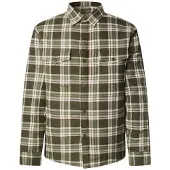 Pepe Jeans pour homme. PM3090819 Chemise verte de Clemen (M), Casuel, Coton, Manche longue