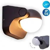 Näve Applique murale extérieure LED - aluminium ; plastique - anthracite ; 1221897
