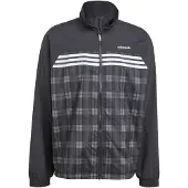 Adidas Veste mi-saison 'Tartan' anthracite / sapin / noir / blanc