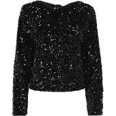 ONLY Haut 'CONFIDENCE' noir