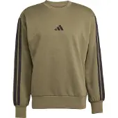 Adidas Essentials 3 Stripes Fleece Sweatshirt Vert XL Homme