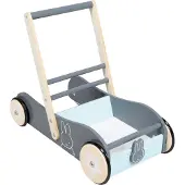 Roba Chariot De Marche Pour Bébé 'miffy' En Bois Avec Freins - Hauteur Poignée 45 Cm