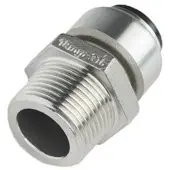 Roth overgang rustfri stål 18 mm x 34" embout