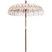 vidaXL Parasol balinais crème 190 x 190 x 260 cm