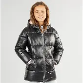 U.S. POLO ASSN. Manteau long matelassé filles - Noir