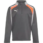 Puma Individualliga Half Zip Long Sleeve T-shirt Gris 9-10 Years Enfants