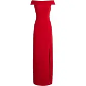 Ralph Lauren Robe de soirée 'ADLAR' rouge