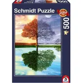Schmidt 500 pièces Jeux Puzzle Arbre des saisons 58223