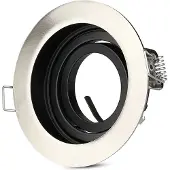 V-TAC Alumina GU10 Round Satin/Black VT-781 plafonnier