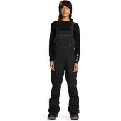 Volcom - Salopette de snow imperméable et respirant en GORE-TEX ePE- Femme - Ash Stretch Gore-Tex Bib Overall W Black pour Femme - Taille L - Noir