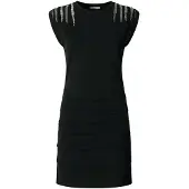 Pepe Jeans pour femme. PL9537726 Robe noire Brilla (XS), Casuel, Coton, Manche courte