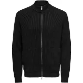 Only & Sons Vestes en maille 'LAW' noir