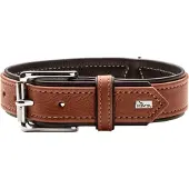 Hunter Collier Canadian Up pour chiens Cognac S/M (M, S, Chien, Général)