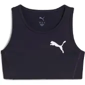Puma Filles, T-shirt de sport, G Y Cross The Line Crop 3.0 (152), Bleu, 152
