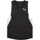 Puma Hommes, T-shirt de sport, M Cross The Line Débardeur 3.0 (XL), Noir, XL