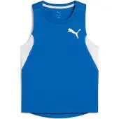 Puma Garçons, T-shirt de sport, Y Cross The Line Débardeur 3.0 (128), Bleu, 128