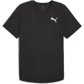 Puma Hommes, T-shirt de sport, M CROSS THE LINE TEE 3.0 (XXL), Noir, XXL