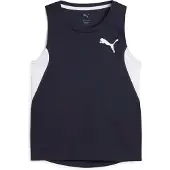 Puma Garçons, T-shirt de sport, Y Cross The Line Débardeur 3.0 (128), Bleu, 128