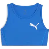Puma Filles, T-shirt de sport, G Y Cross The Line Crop 3.0 (140), Bleu, 140