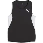 Puma Femmes, T-shirt de sport, W Cross The Line Débardeur 3.0 (XS), Noir, XS