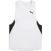 Puma Hommes, T-shirt de sport, M Cross The Line Débardeur 3.0 (3XL), Blanc, 3XL