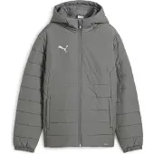 Puma Garçons, Vestes d'hiver, teamADDITIONS Veste à capuche Padded Jr, Gris, (152)