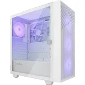 CoolBox Ga300 Gridline Argb Pc Tower Case Blanc