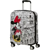 American Tourister trolley Wavebreaker Disney Spinner 55 / 20 TSA Disney FL Minnie Comics White multicolore