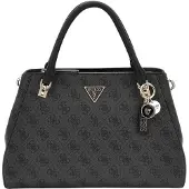 GUESS HWBG9672070 NOELLE II LUXURY SATCHEL Femme Schultertasche logo charbon