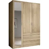 Stella Trading Armoire HARPER BOSA LHT 135x195x56 cm Armoire à portes battantes
