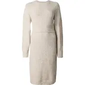 Vila Robes en maille 'VILAMPE' blanc naturel