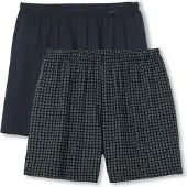 Calida Boxers bleu nuit / blanc