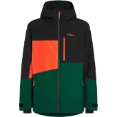 O'Neill Veste de sport 'FWC'Cruz' vert foncé / orange fluo / noir