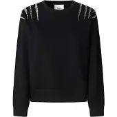Pepe Jeans pour femme. PL5800024 Sweat Barny noir (L), Casuel, Coton