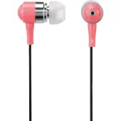 Hama Casque avec microphone brillant dans les oreilles, rose argenté