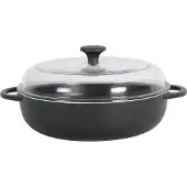 Küchenprofi Bauernpfanne mit Glasdeckel, 28 cm classic black 402551028 4007371056724