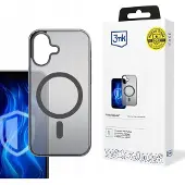 3MK Frosty MagCase iPhone 16 czarny/black (Apple iPhone 16), Coque pour téléphone portable, Noir