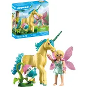 Playmobil geobra Brandstätter Stiftung & Co.K Licorne de collection Fleur de soleil avec fée