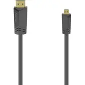 Hama Micro 4k Hdmi To Micro Hdmi Cable Hdmi 2.1 Cable 1.5 M Doré