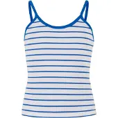 Urban Classics Haut bleu roi / blanc